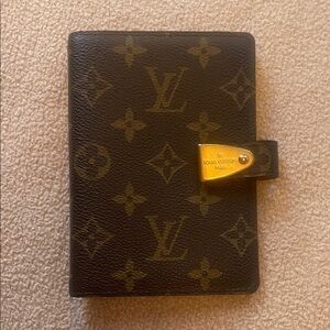 Louis Vuitton Brown Monogram Notebook Cover